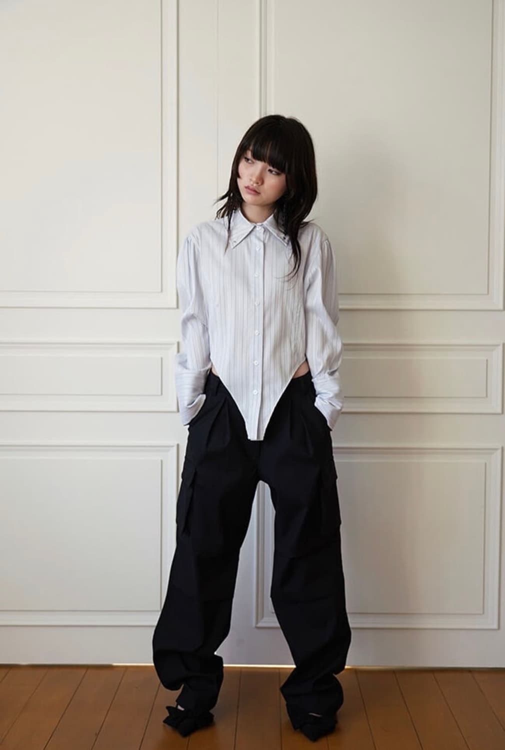 데어드 bikini line metal stripe shirt 셔츠 상품이미지6