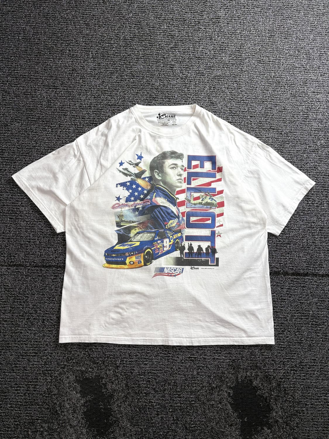 USA 나스카 체이스 엘리엇 레이싱 빈티지 티셔츠 3439 상품이미지2