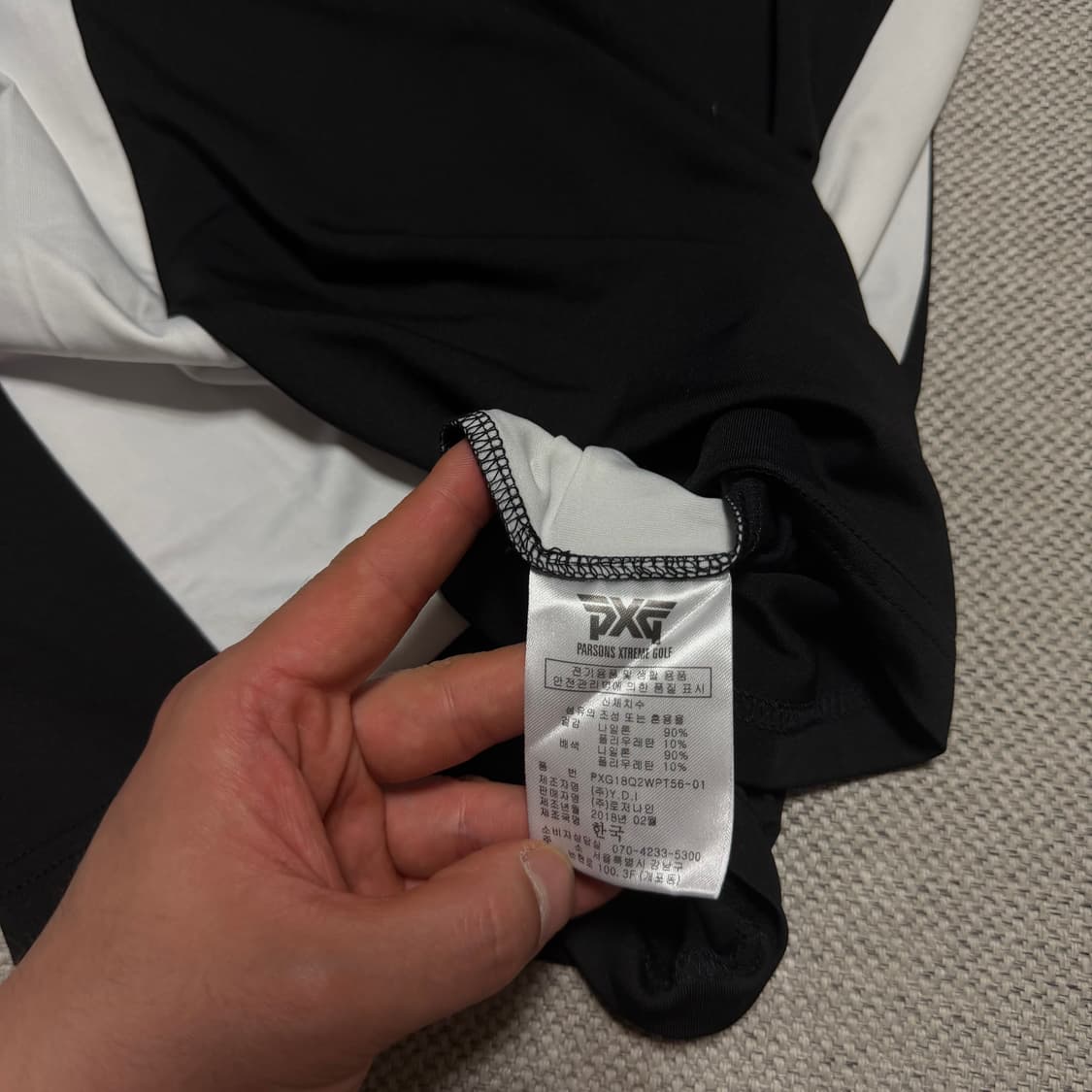 PXG 골프웨어 여성 트레이닝 반팔 카라티 상품이미지3