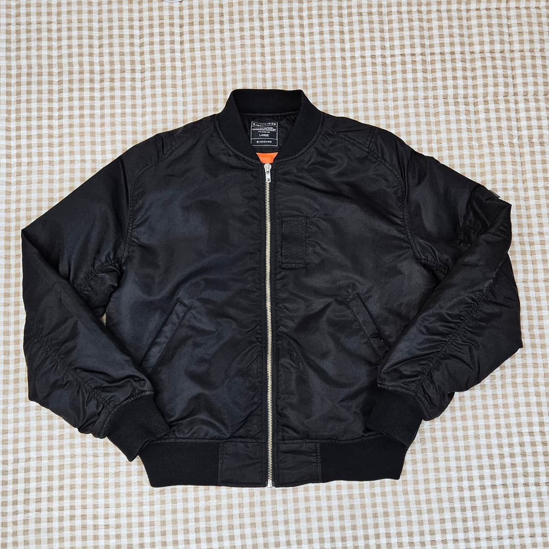 지오다노 오버핏 항공점퍼 남자100~105 상품이미지1