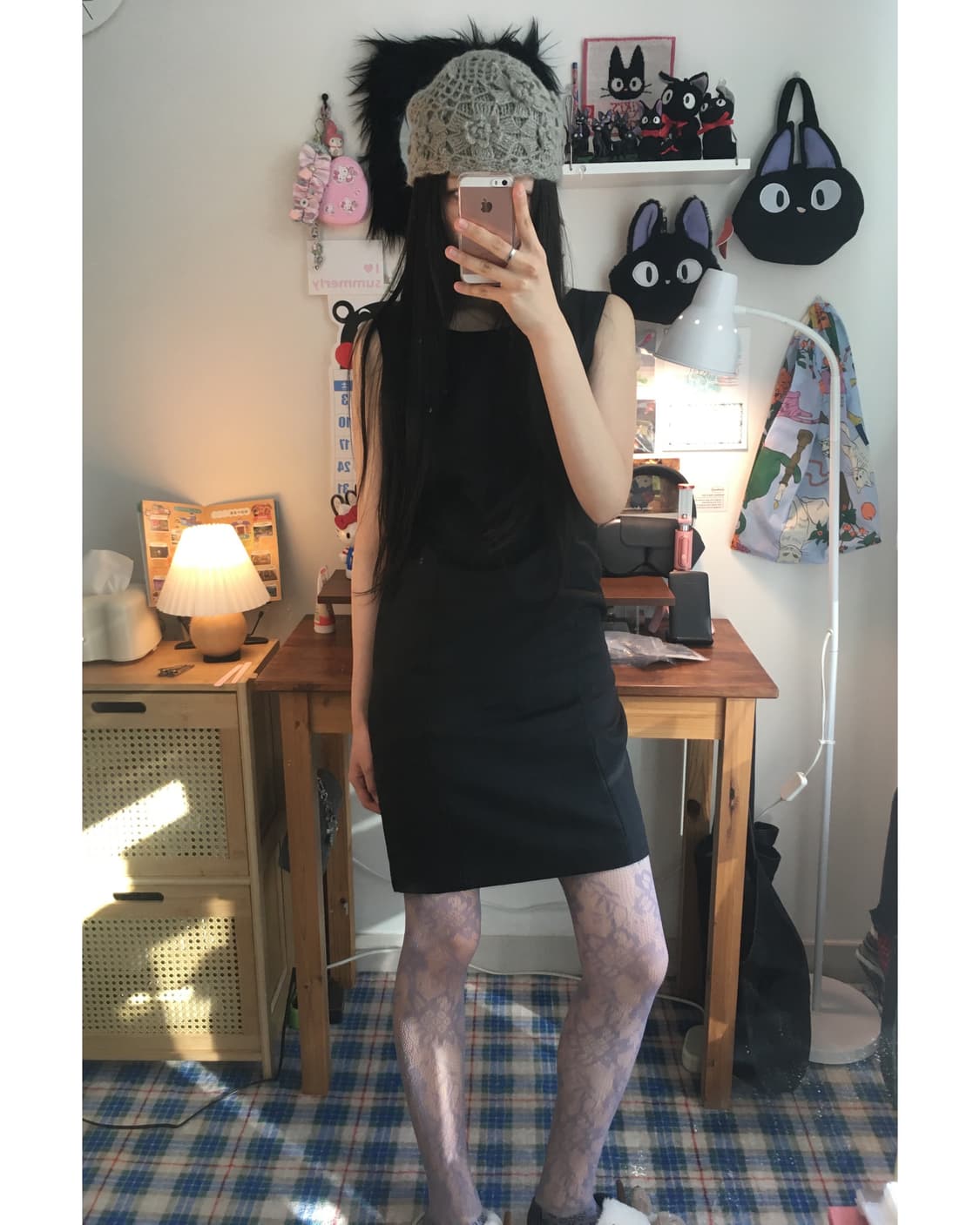 vintage minimal sleeveless dress black 상품이미지1