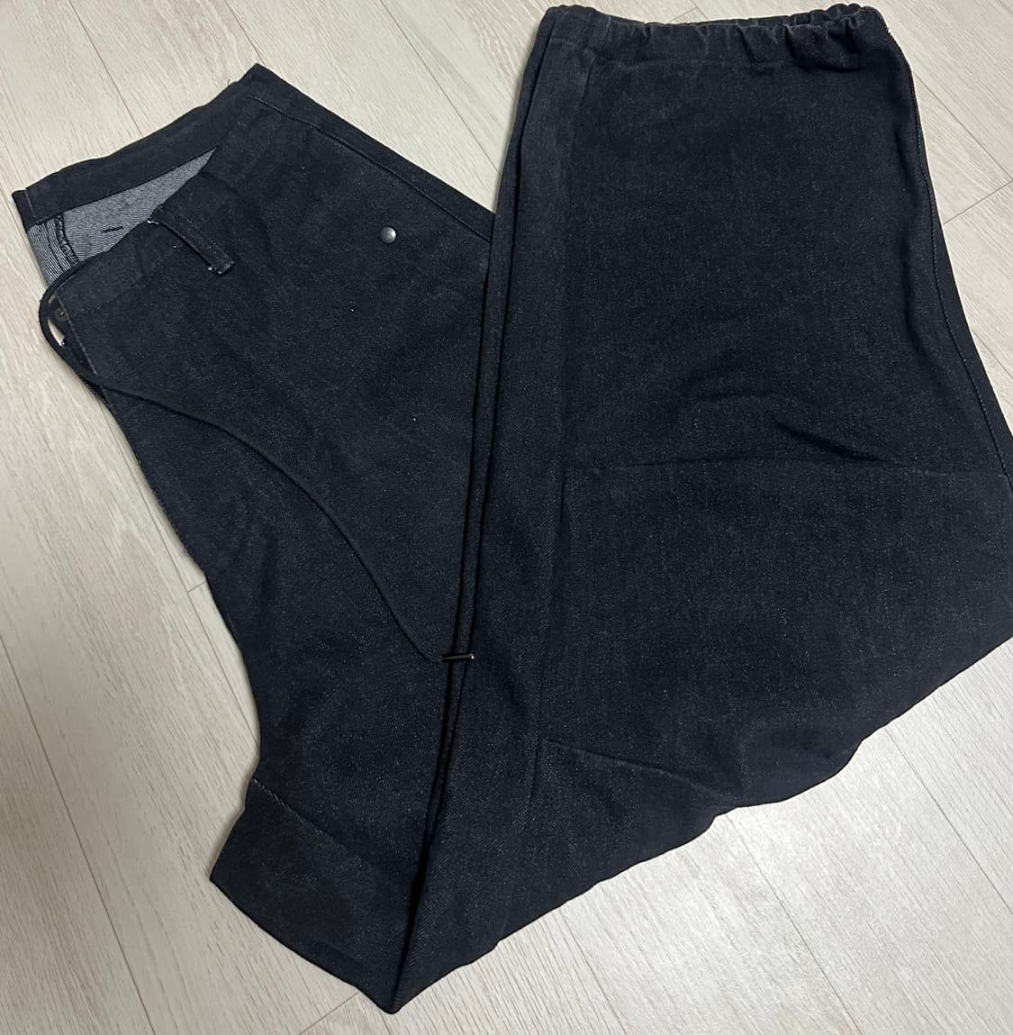 (2) 해칭룸 스노우진 워시드 블랙 상품이미지4