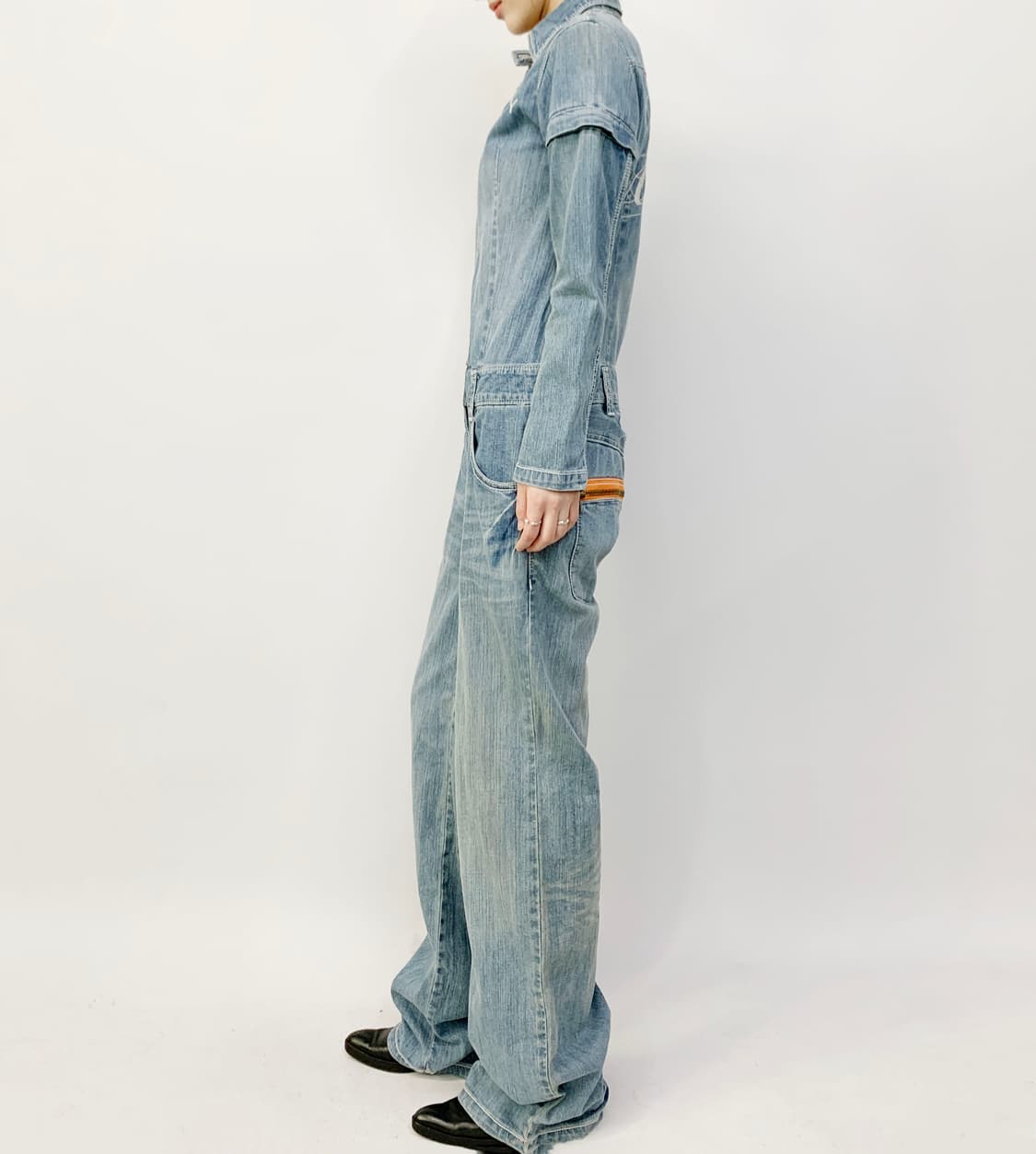 아비렉스 데님 점프수트 상품이미지2