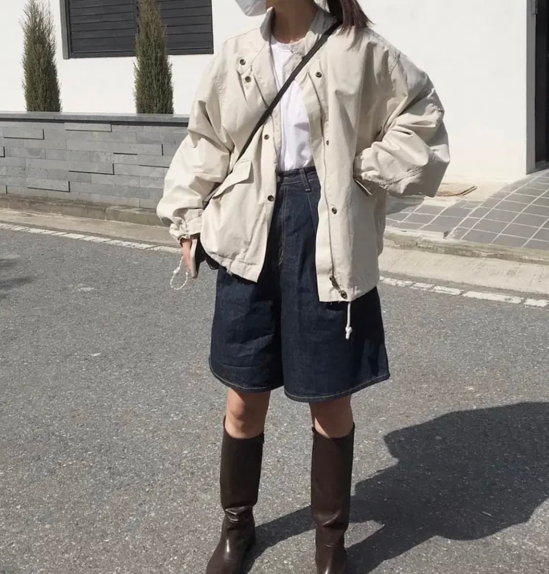 쉬이즈큐트 유일마켓 생지 반바지 버뮤다팬츠 상품이미지3