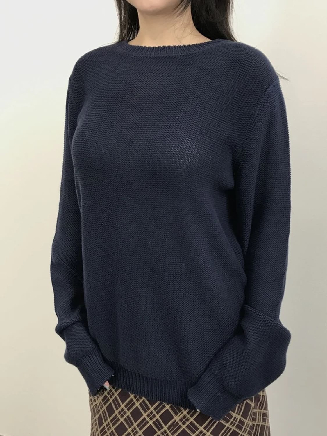 APC Navy Crew Knit Sweater 상품이미지2