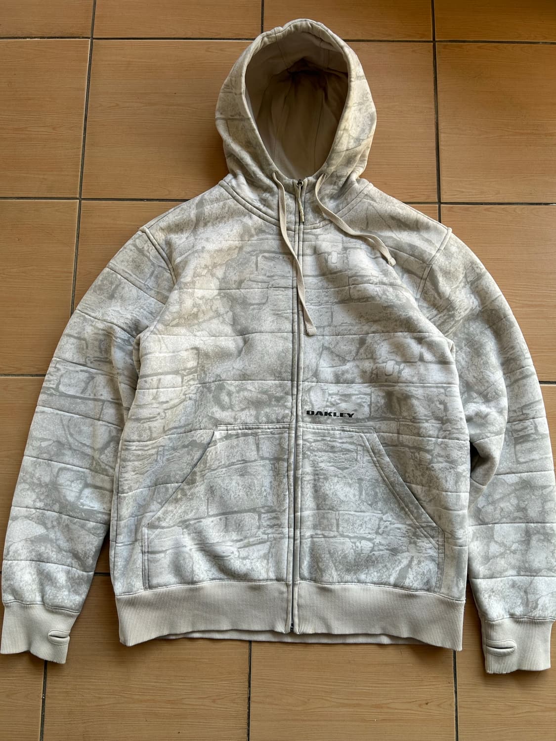 00‘s 오클리 마블패턴 후드집업 상품이미지1