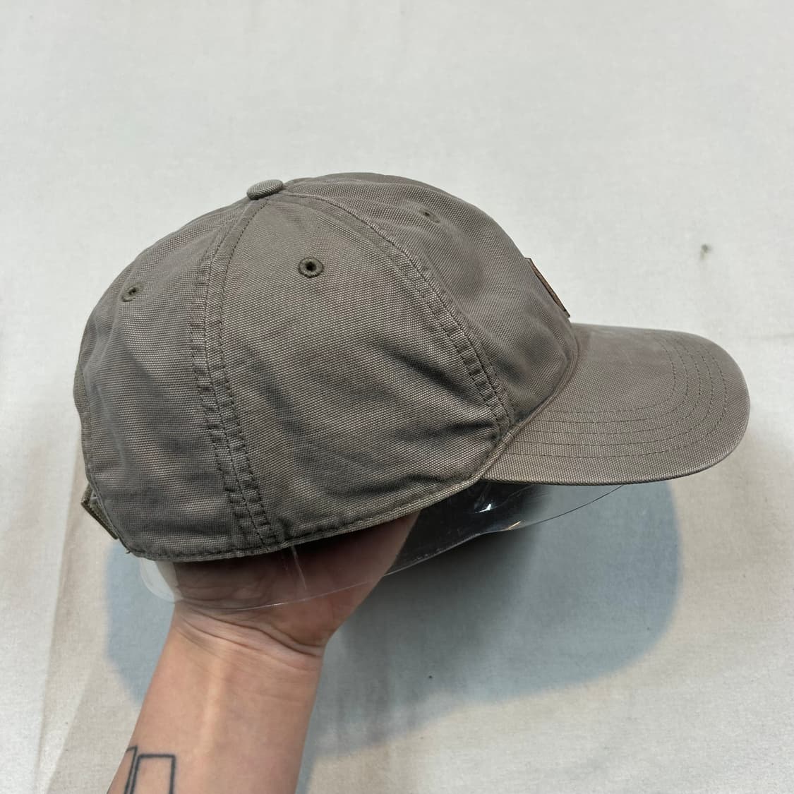 칼하트 워크웨어 볼캡 모자 차콜 그레이 상품이미지5