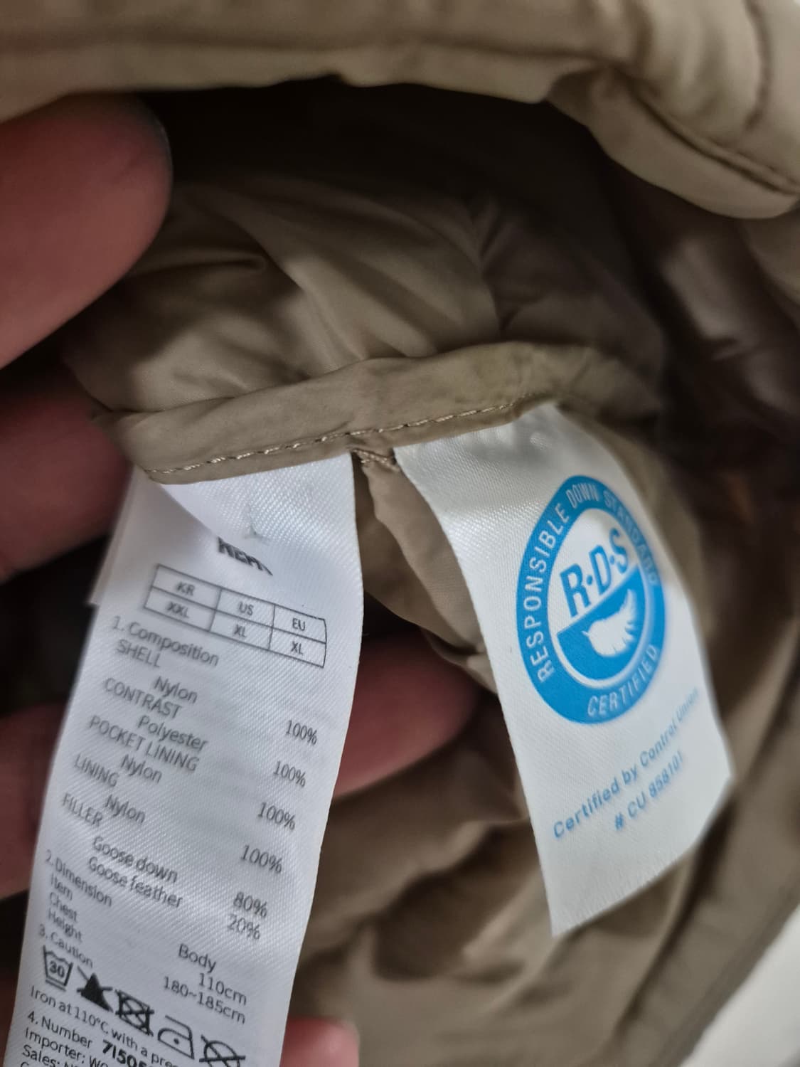 [110]네파 내피 구스다운 경량패딩 상품이미지5