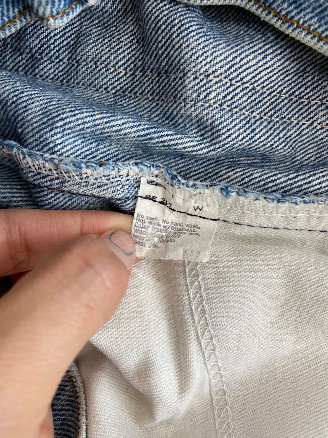 80's 리바이스 646 벨 바텀 오렌지탭 상품이미지9