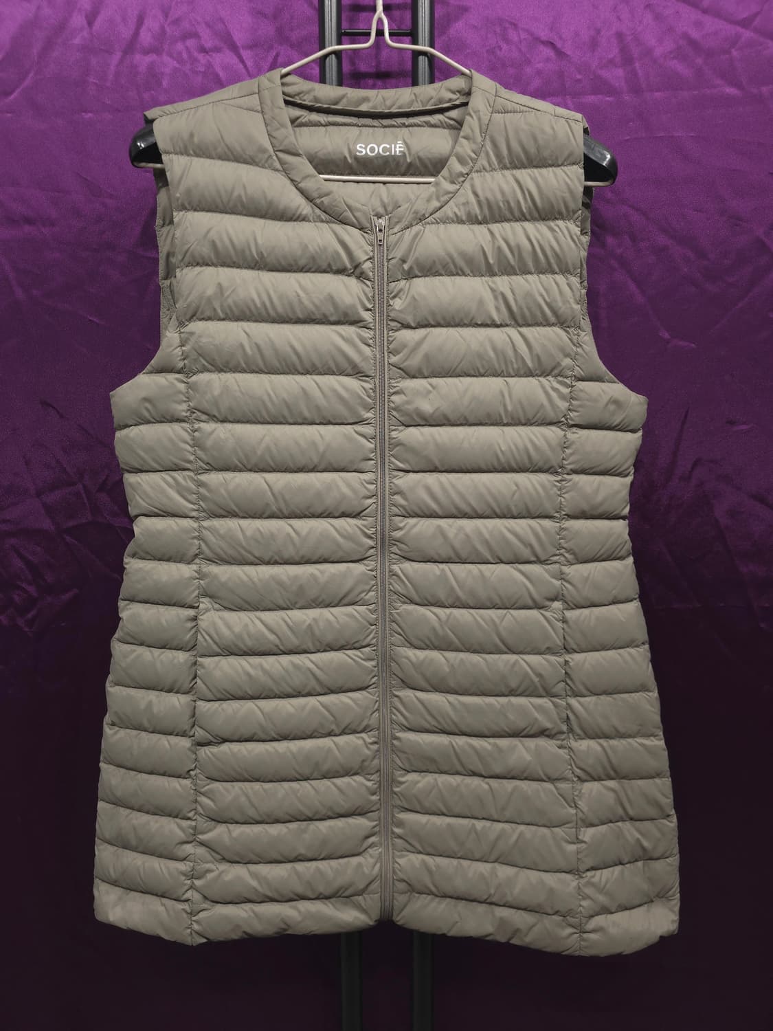 SOCIE 여성 경량 구스다운 패딩 조끼 90 상품이미지1