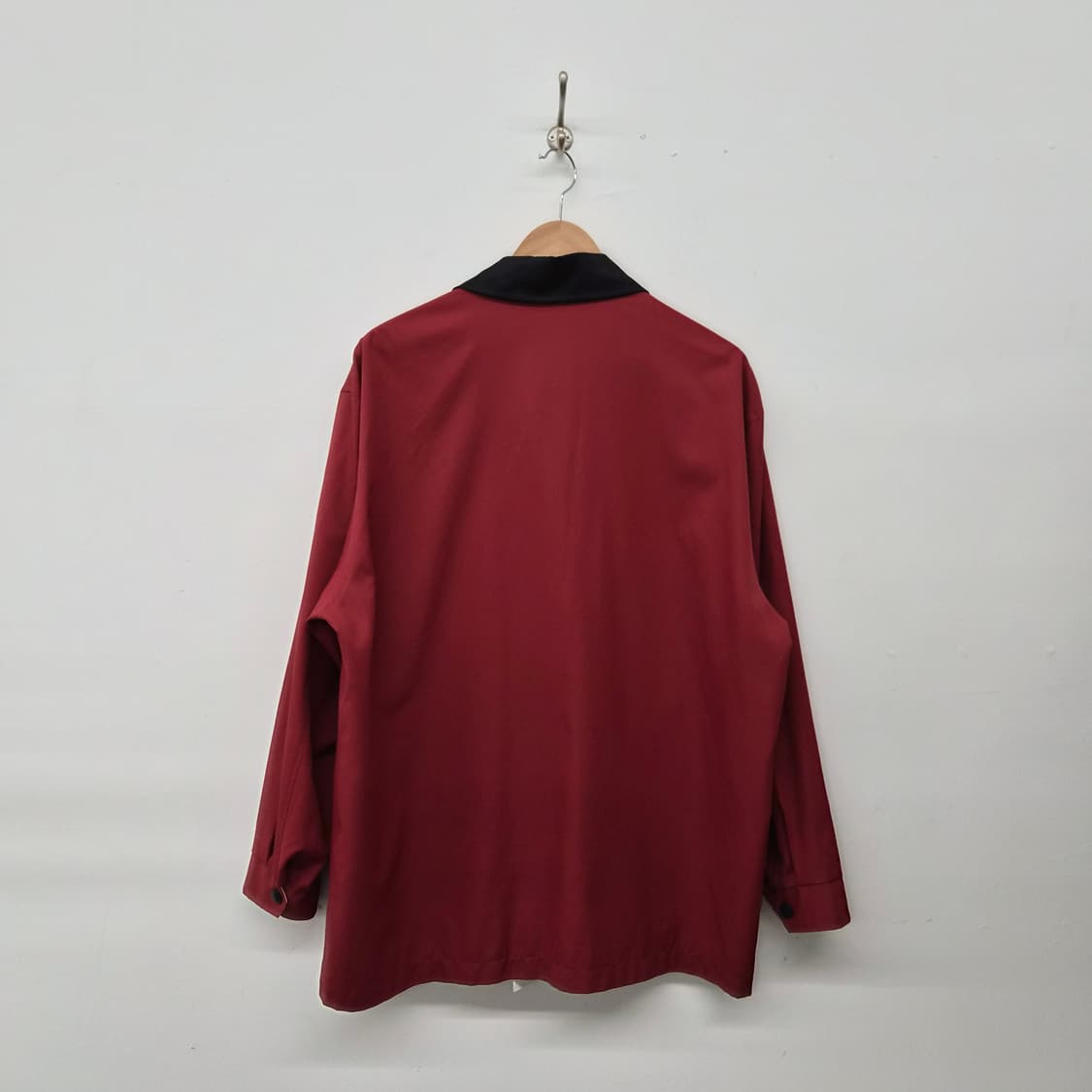 입생로랑 아이보리 앤 레드 리버시블 폴리쉘 자켓 남성 M 상품이미지10