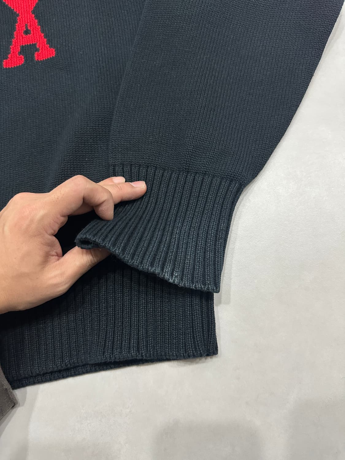 아미 빅 로고 니트 상품이미지5