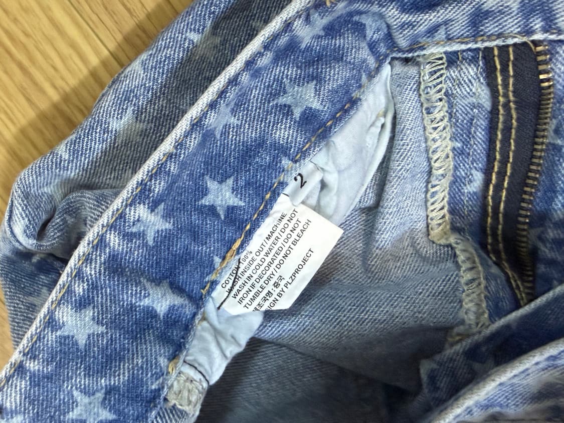 플리즈프로젝트 STARRY RELAX DENIM 2size 상품이미지7