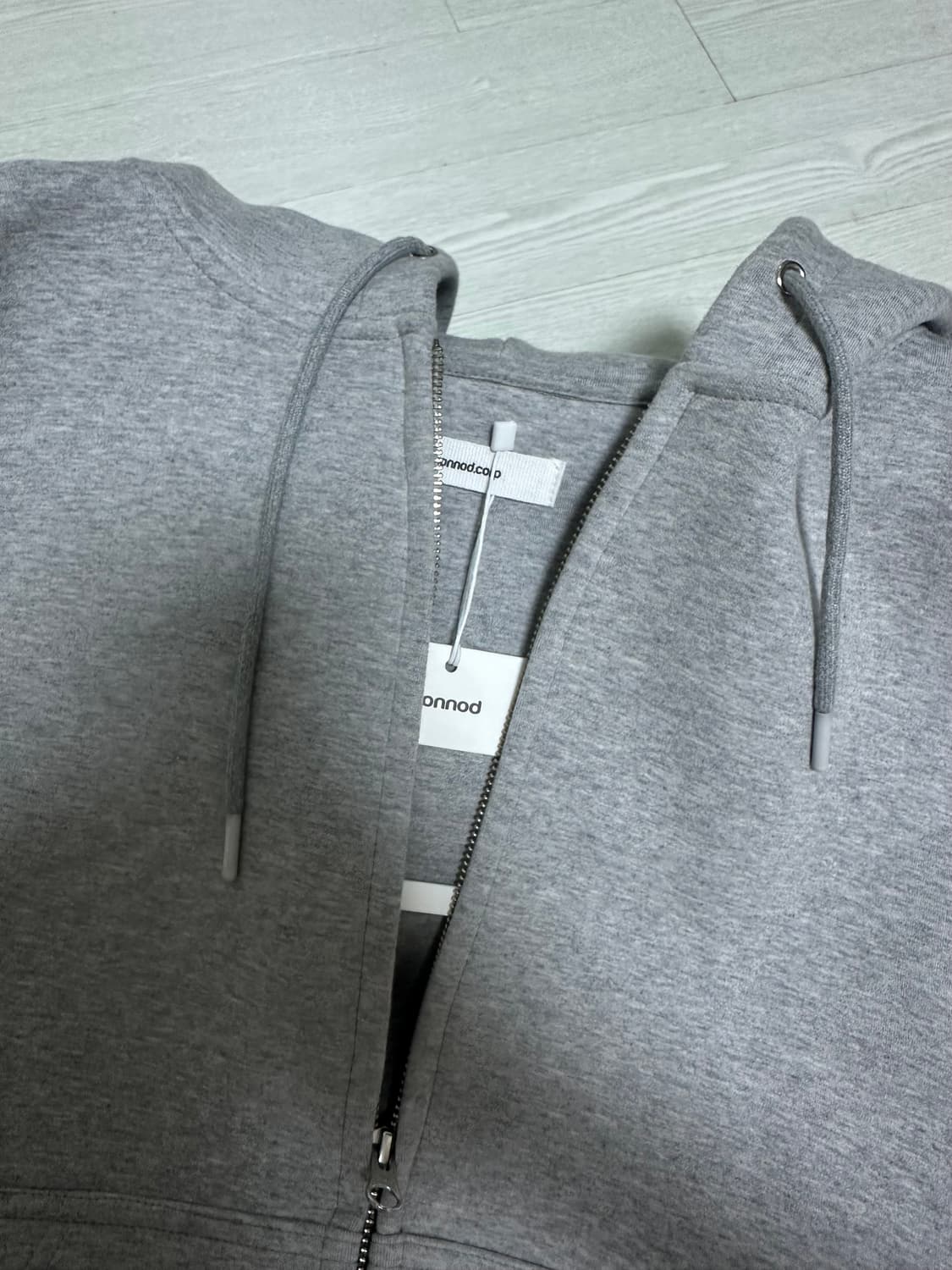 [0]논노드 스쿠바 집 후디 그레이 상품이미지3