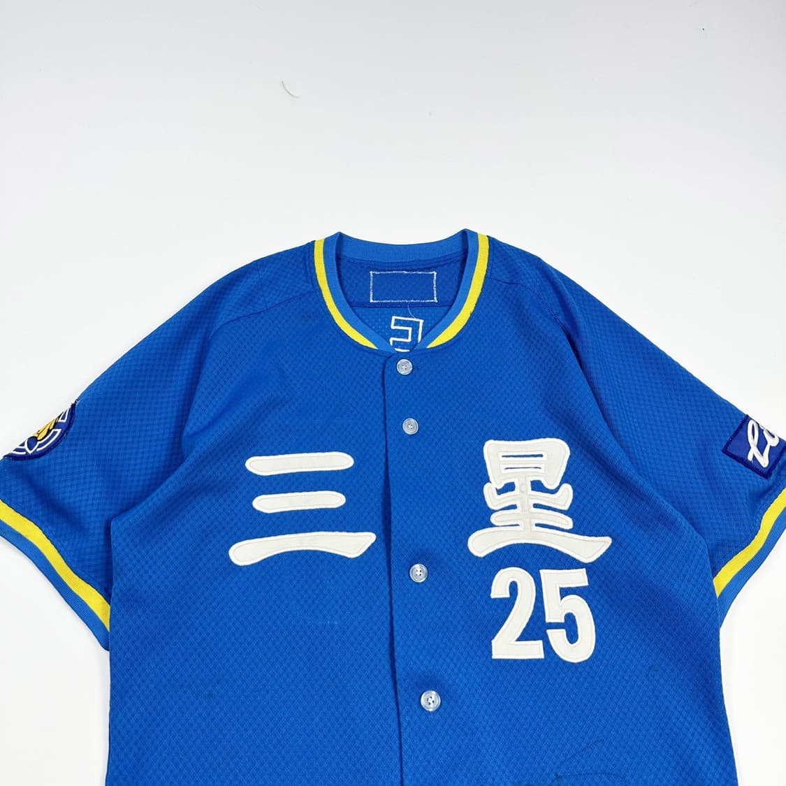 KBO 삼성라이온즈 레오 마킹 레트로 야구 유니폼 (M) 상품이미지1