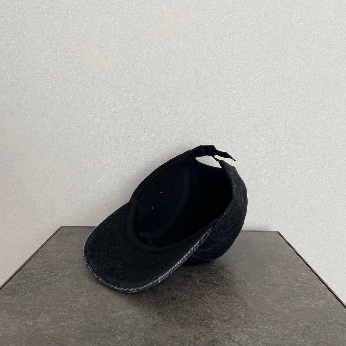 (OS) 슈프림 박스로고 캠프캡 모자 데님 블랙 상품이미지6