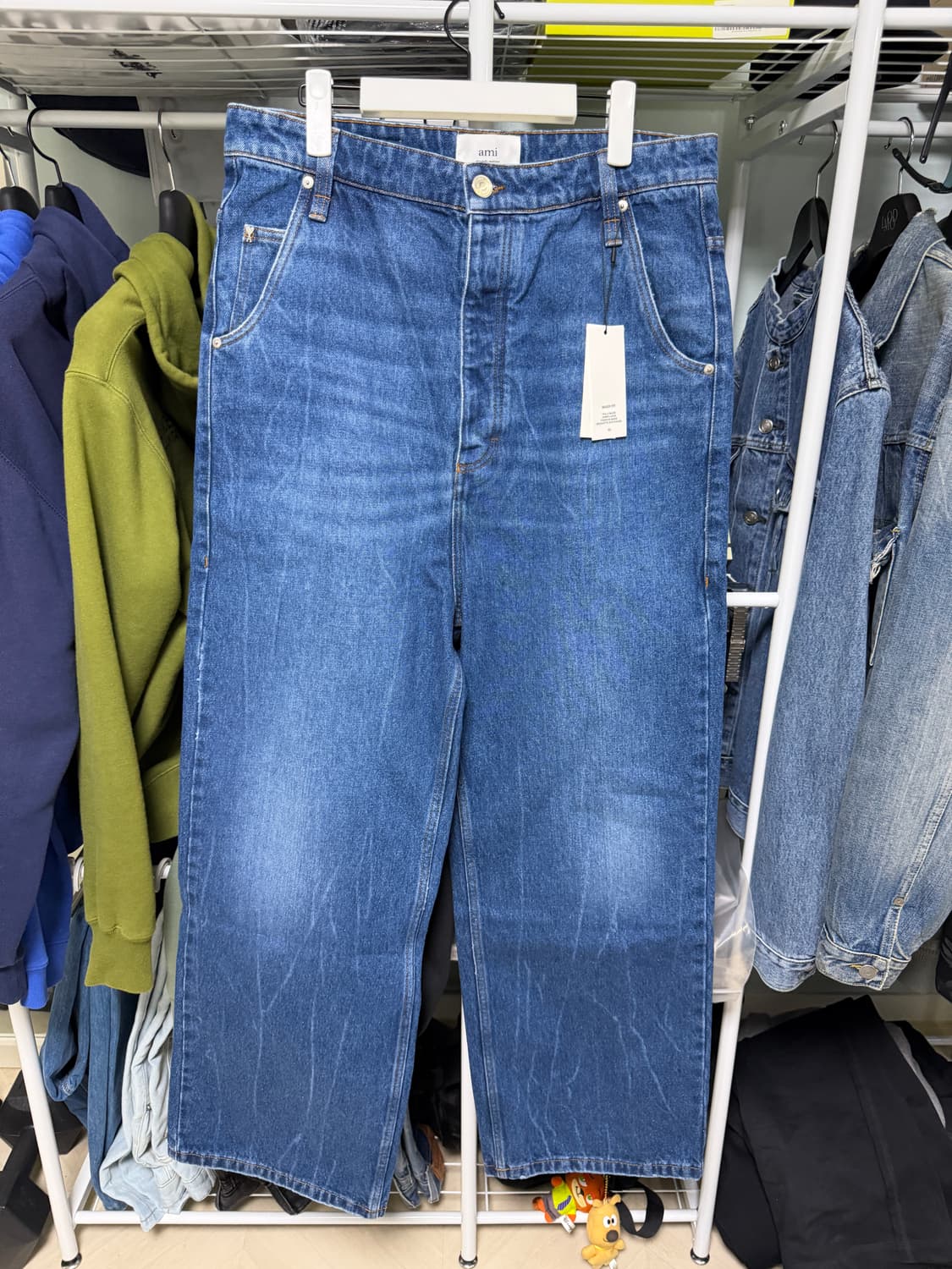 아미 배기핏 데님진 블루(32 새상품) 상품이미지6