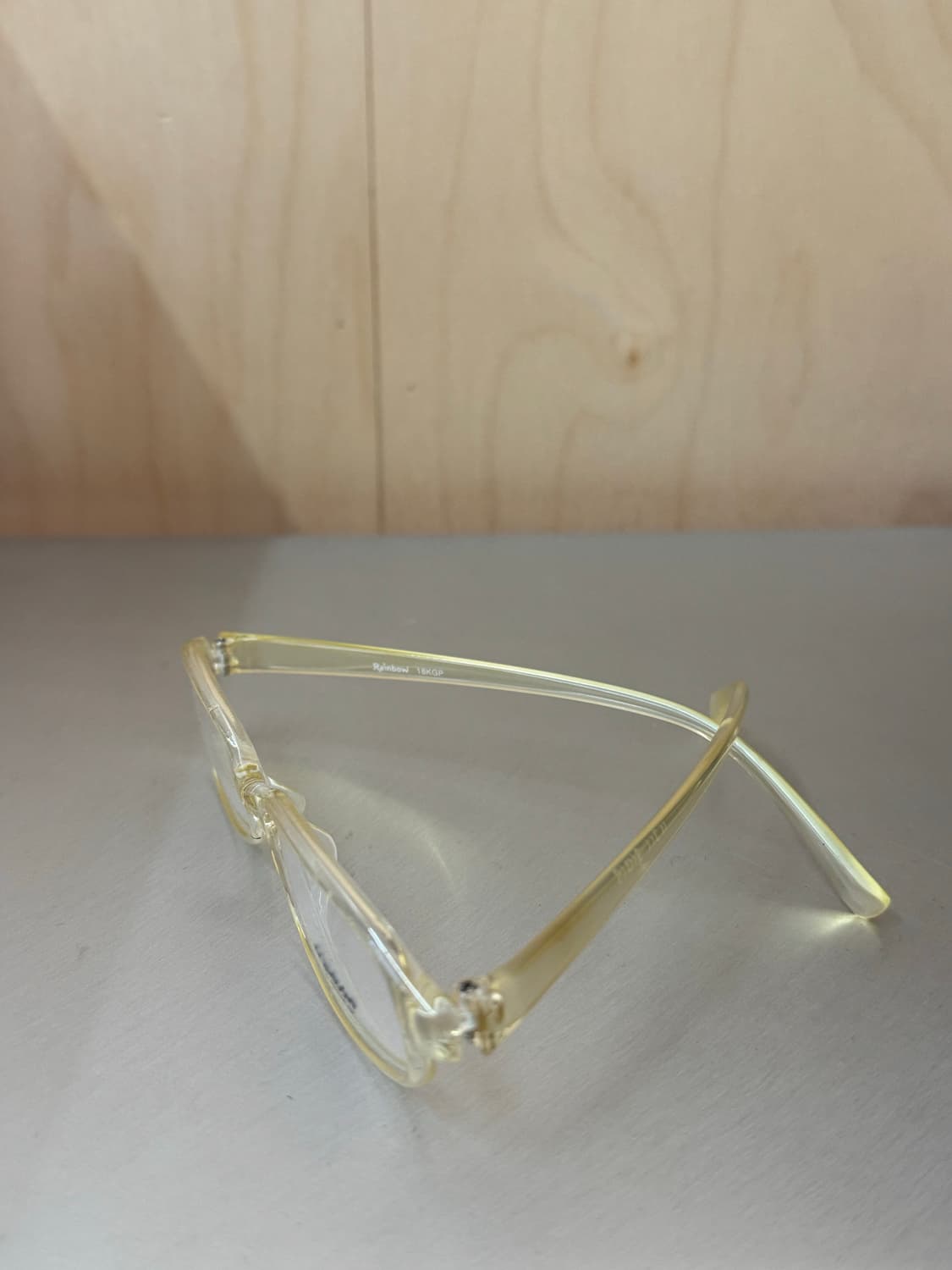 아이보리 옐로우 슬림 스퀘어 프레임 상품이미지2