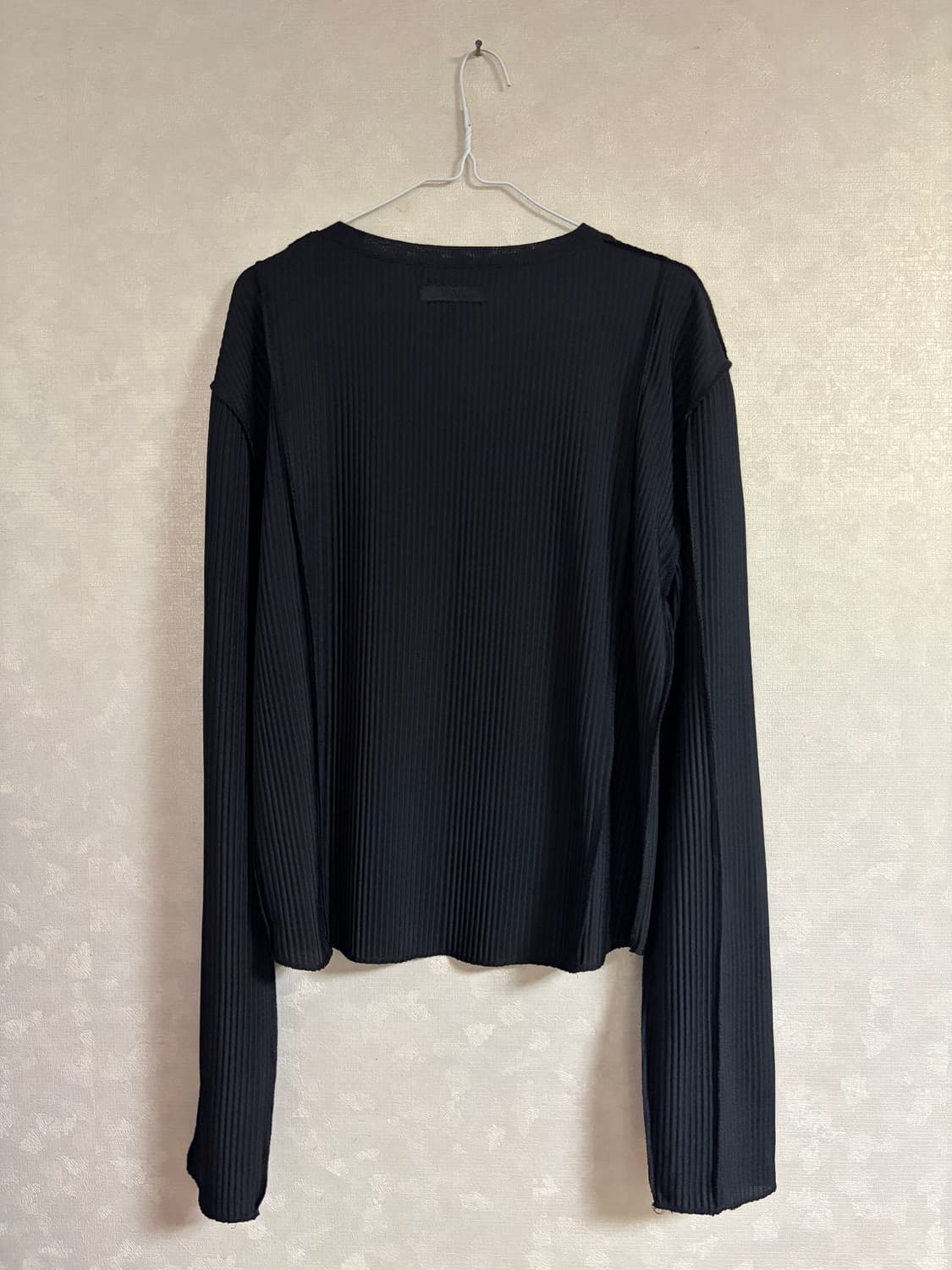 YYYY 롱슬리브 블랙 1사이즈 상품이미지4