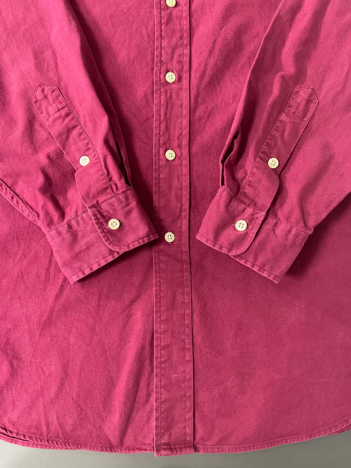 [L] 폴로 랄프로렌 코튼 솔리드 셔츠 BALIRE 핏 상품이미지5