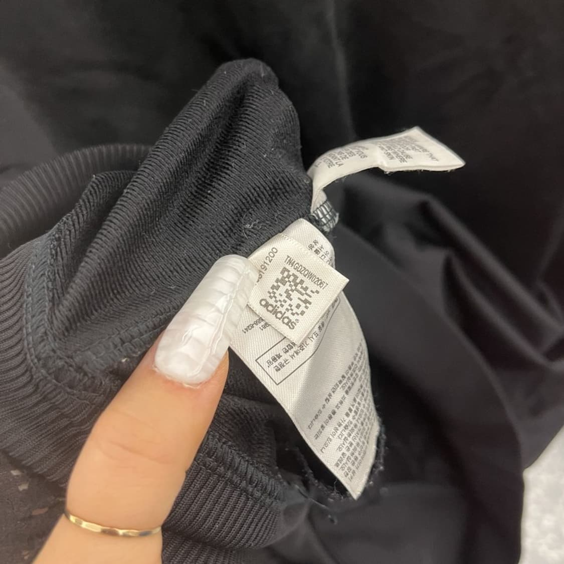 아디다스 빈티지 오리지널 파이어버드 검흰 져지 집업 105 C10831 상품이미지7