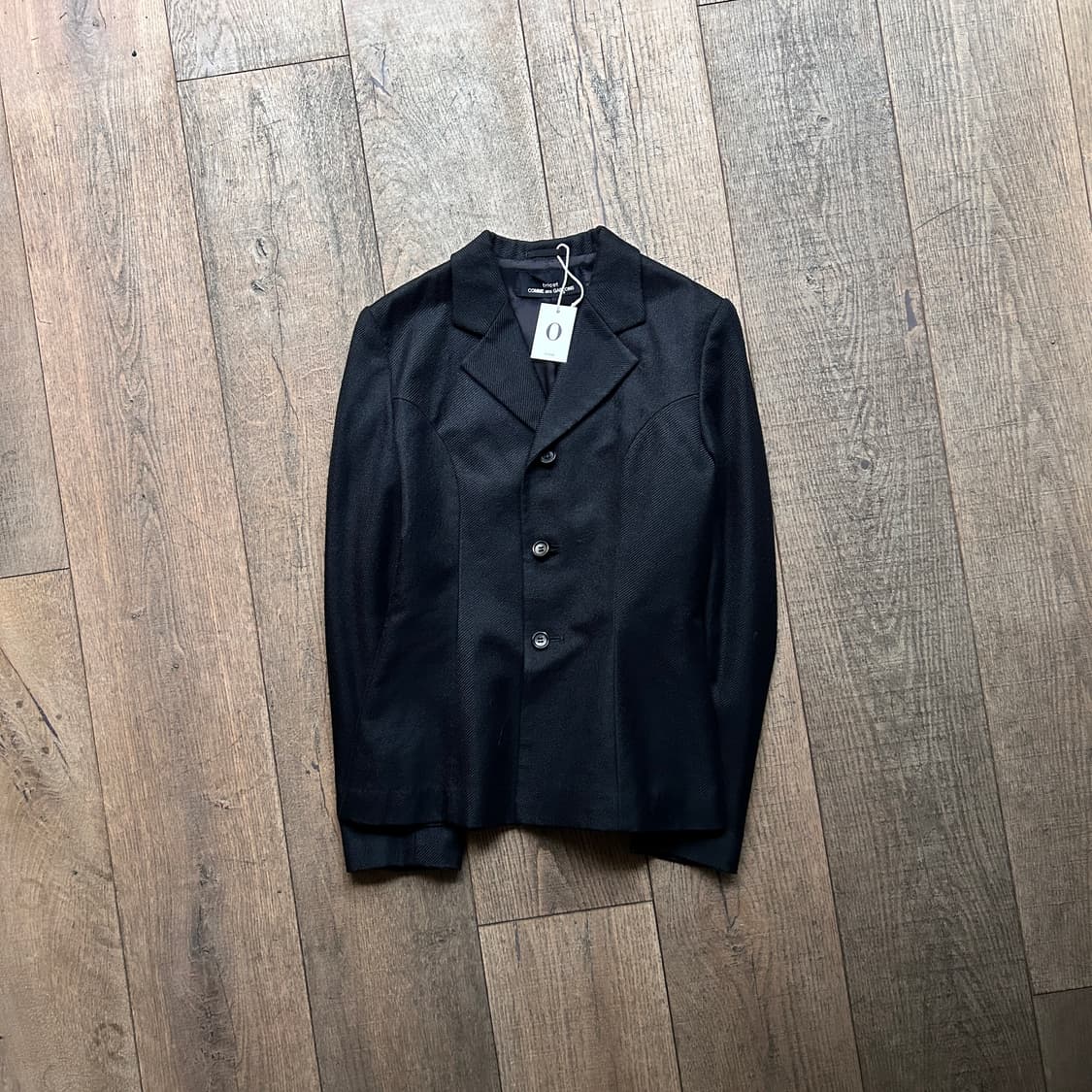 90's Cutting Line Felt Wool Jacket 상품이미지1