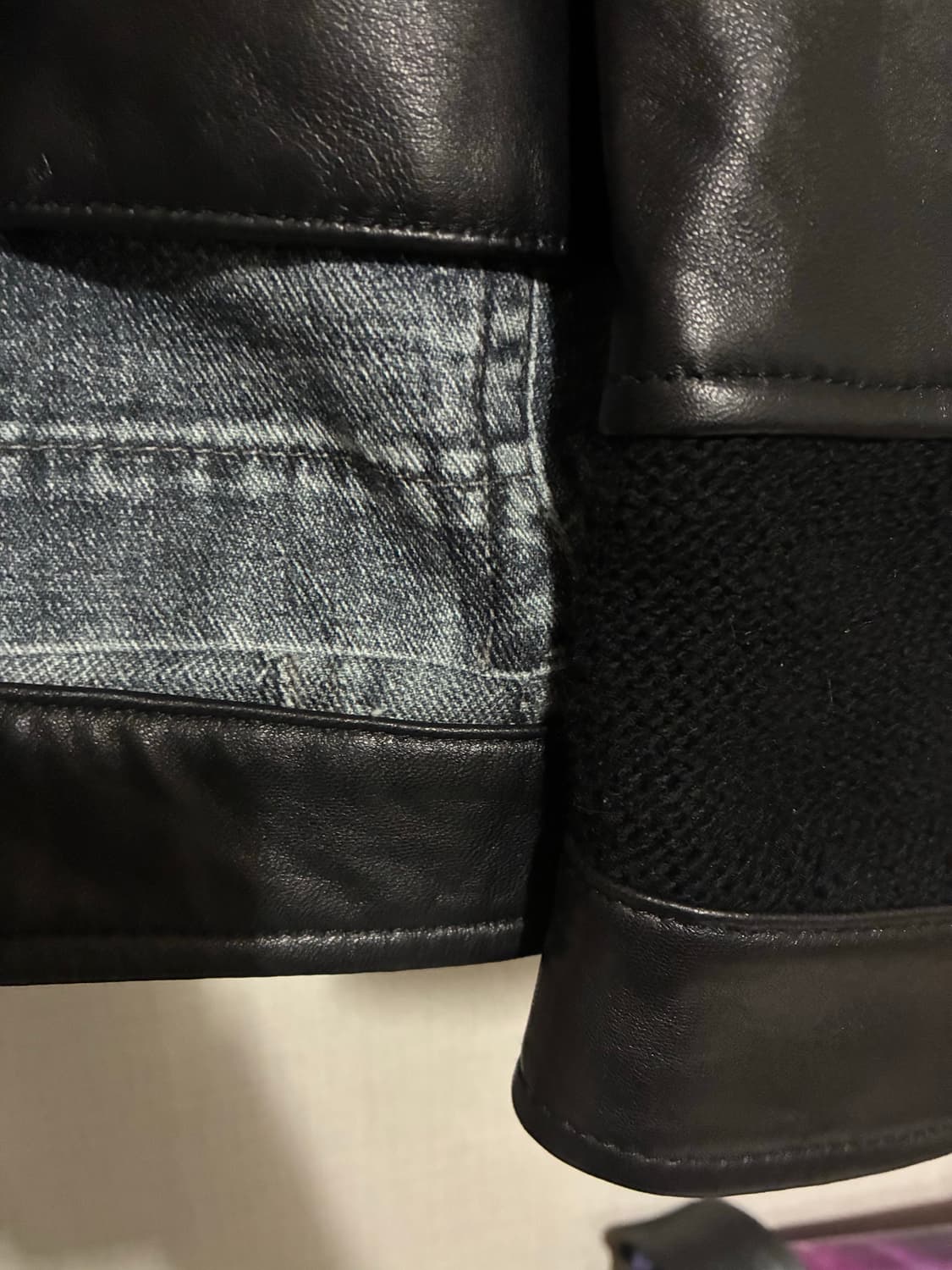 자라 x 앤더슨벨 양가죽 니트 자켓 상품이미지3