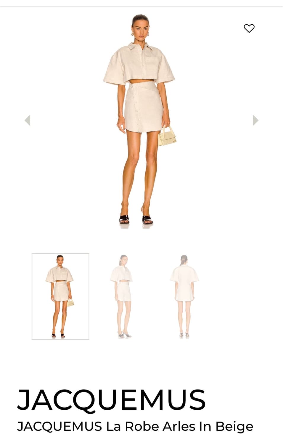 자크뮈스 원피스 jacquemus le splash 상품이미지2