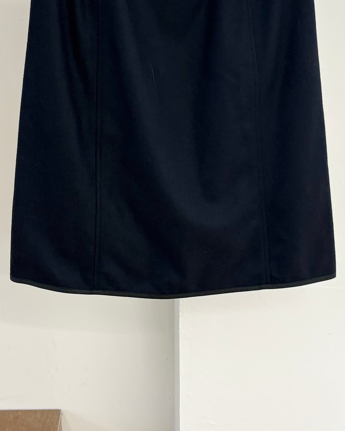 프라다 스포츠 네이비 더블 집 미디 스커트 상품이미지6