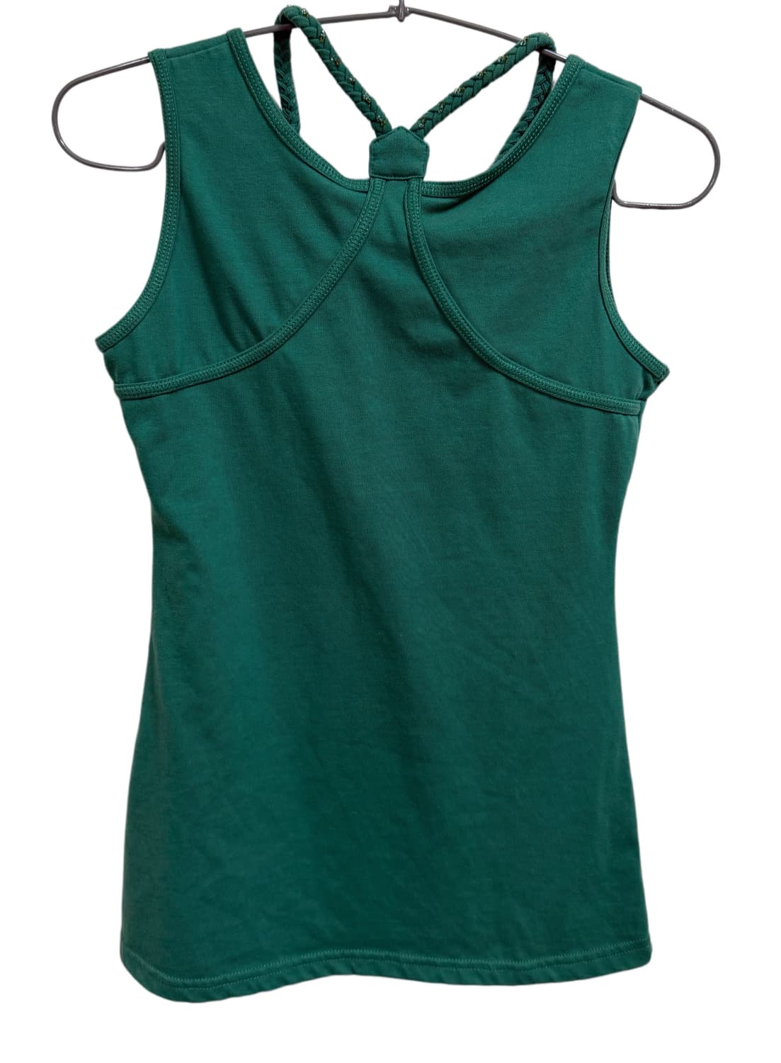 갸루Y2K st 에메랄드 크로스스트링 슬리브리스 탱크탑 상품이미지5