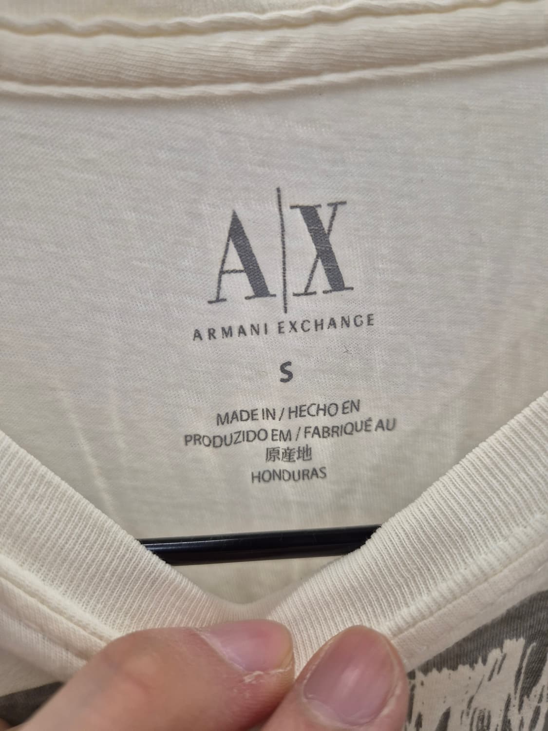 아르마니 익스체인지 로고 반팔티 S 상품이미지5