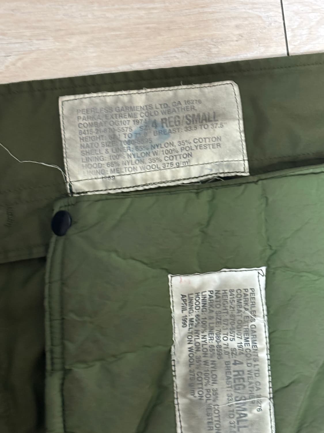 70-80s 캐나다군 콜드웨더 파카 상품이미지5