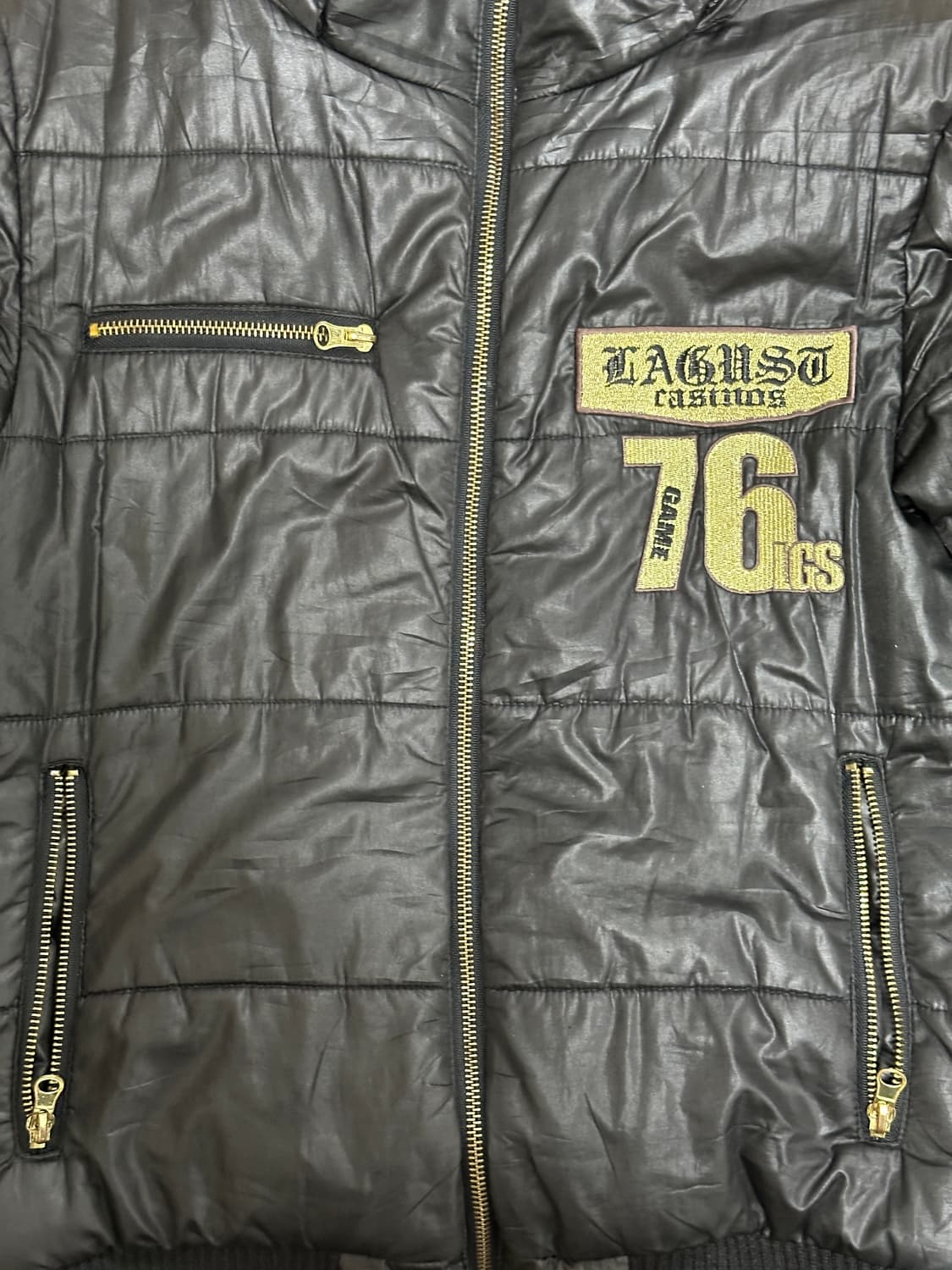 LAGUST 유광 패딩자켓 상품이미지3