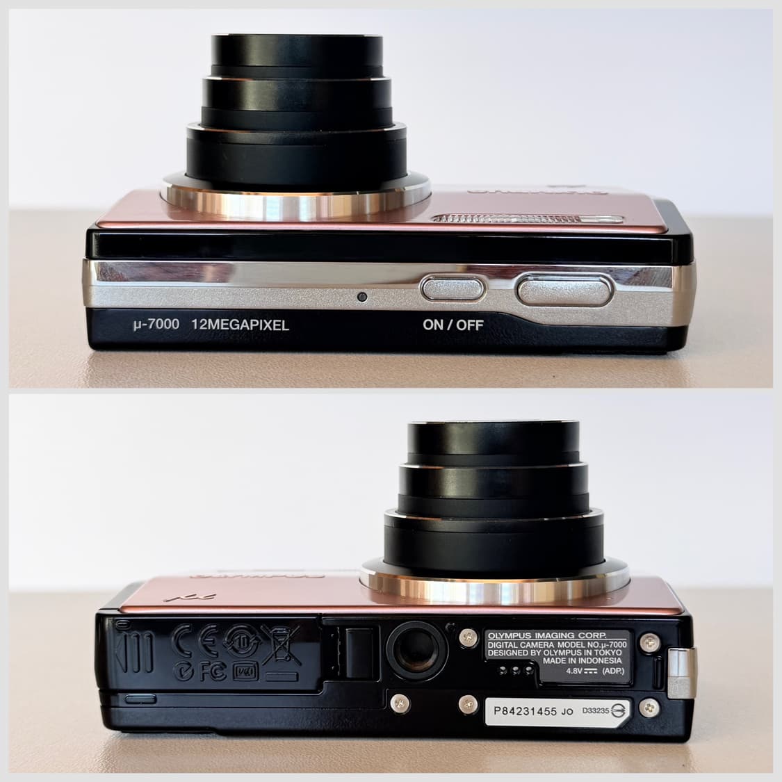 🍓풀박스/미사용🍓올림푸스 뮤7000 딸기우유 핑크 빈티지디카 상품이미지7