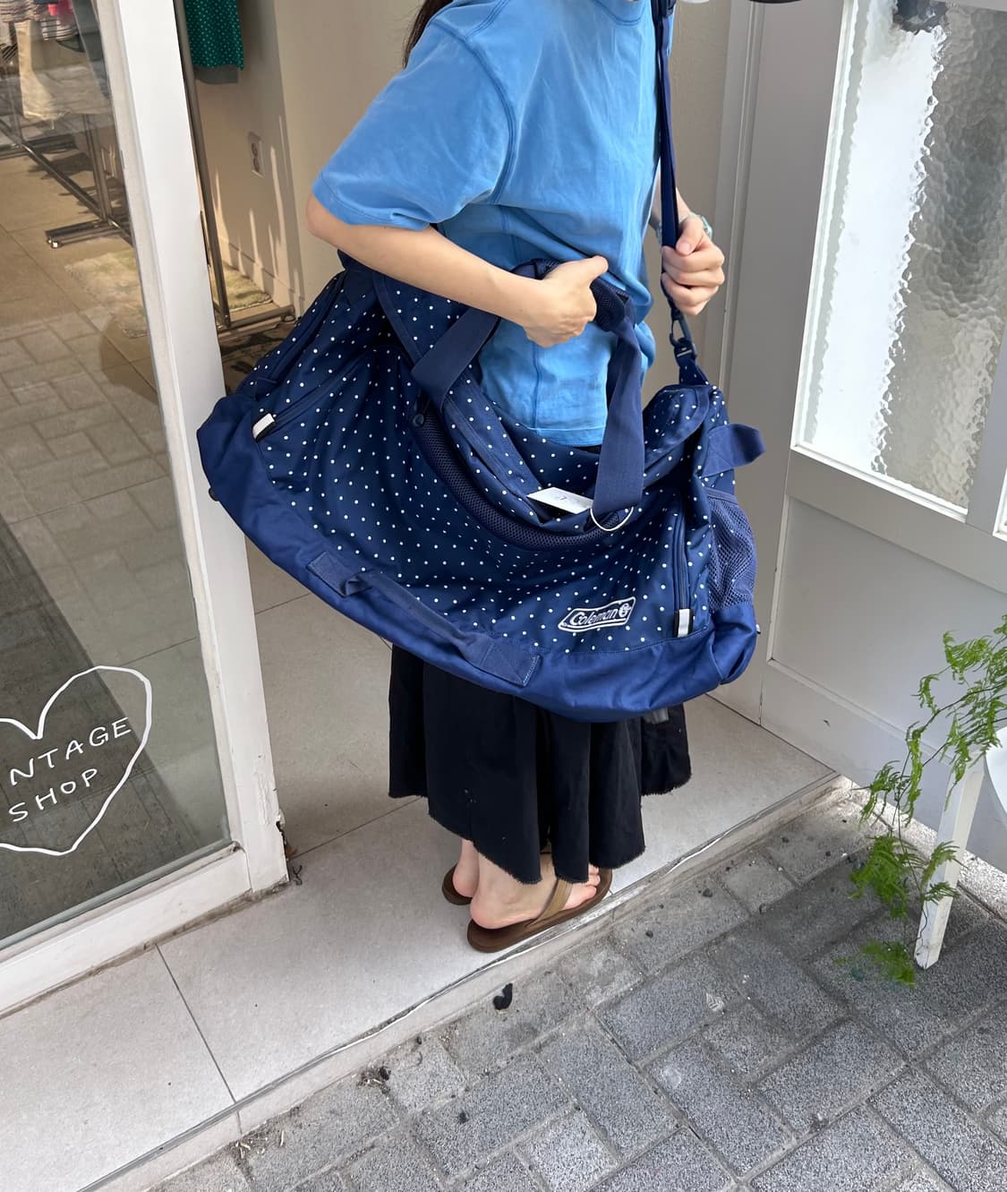 Coleman dot travel bag 상품이미지3