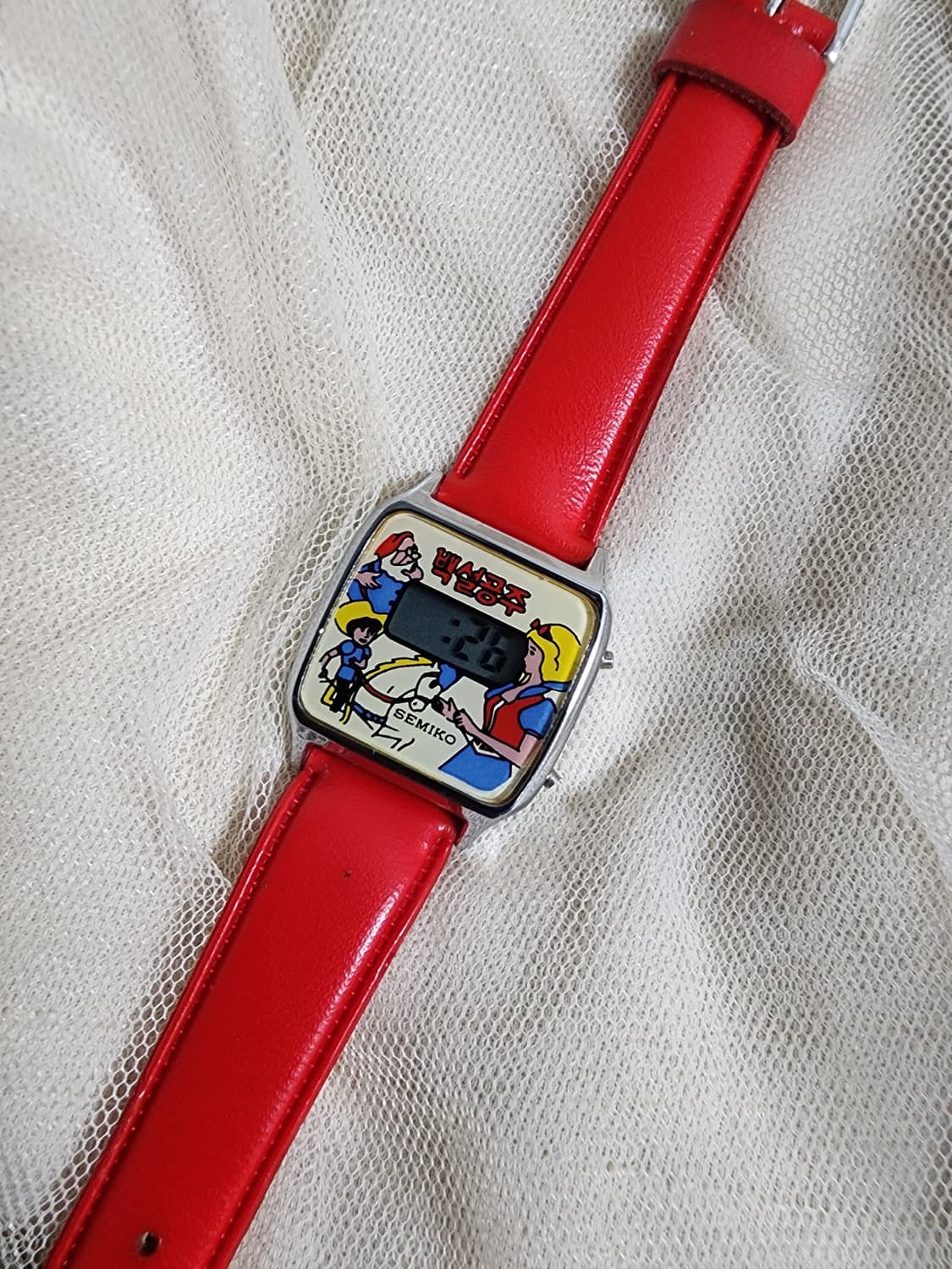 SEMIKO 추억의만화 백설공주 전자시계 상품이미지7