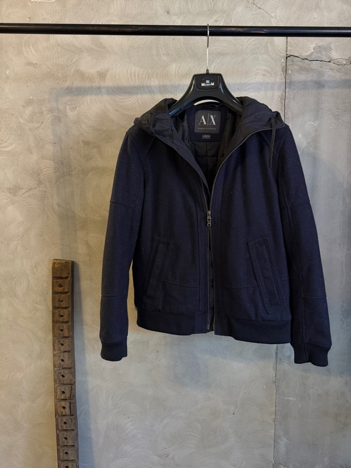 아르마니 익스체인지 짚업 후드 자켓 슬림100 상품이미지2