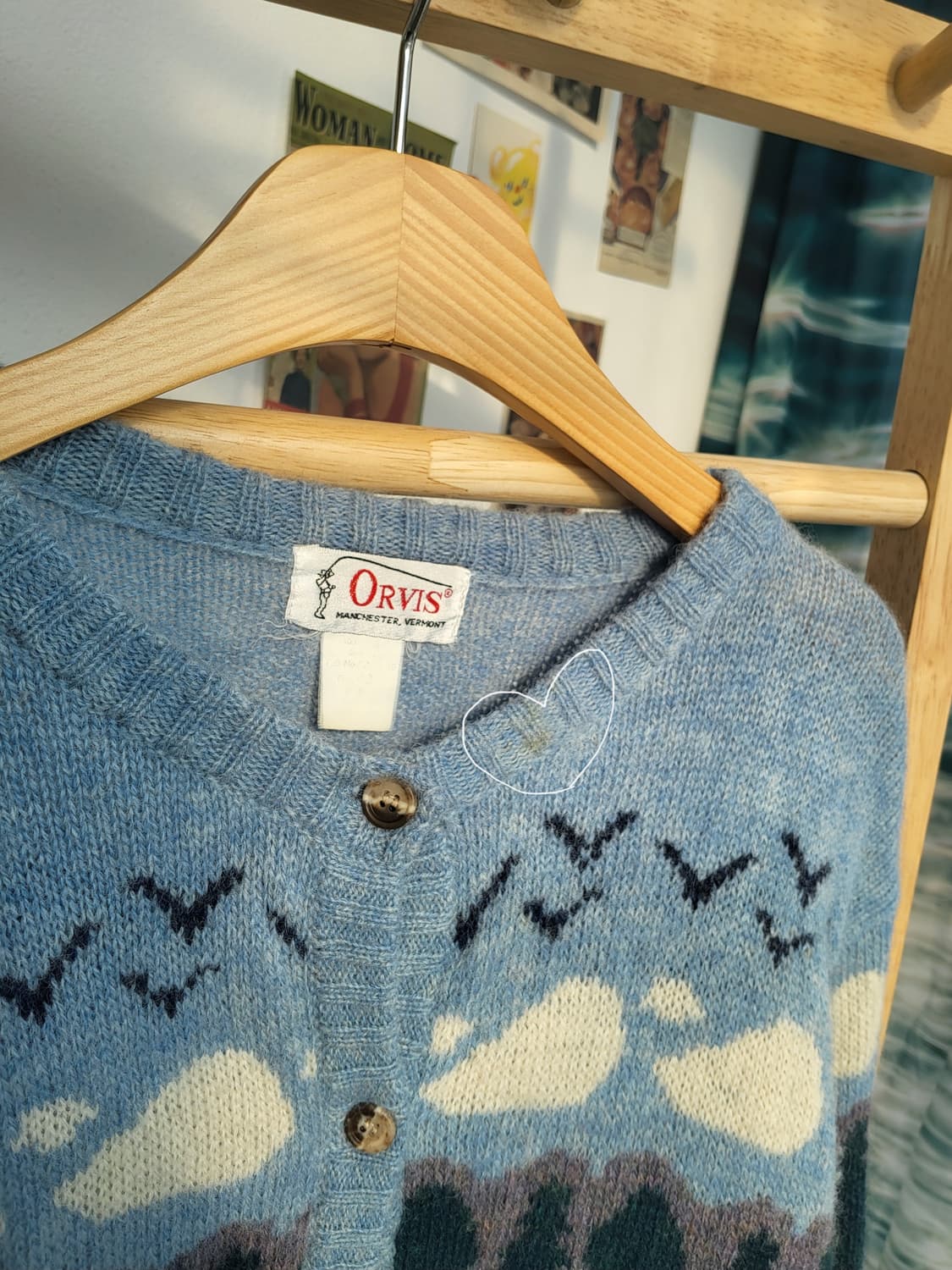 오비스 풍경을 담은 빈티지 니트 가디건 오르비스 상품이미지7