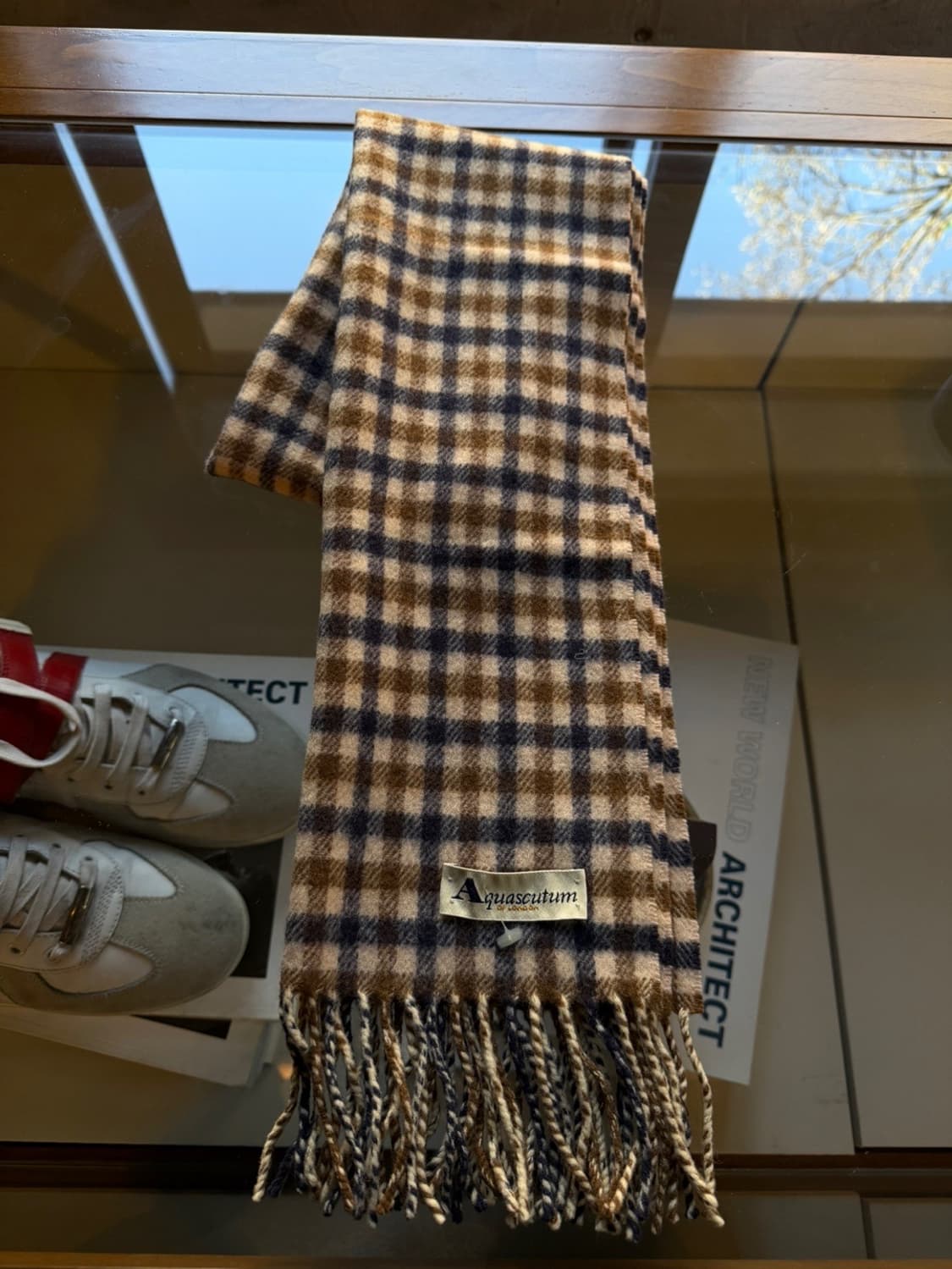 아쿠아스큐텀 램스울 머플러 상품이미지1