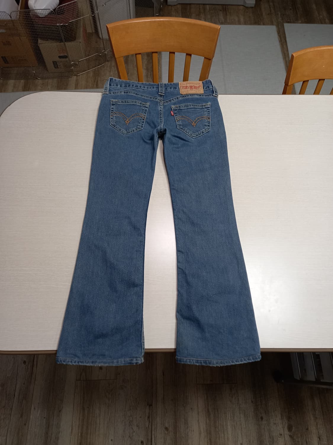 29 90's 리바이스1927 Kor 골반 워싱 스판 부츠컷 29-573 상품이미지2