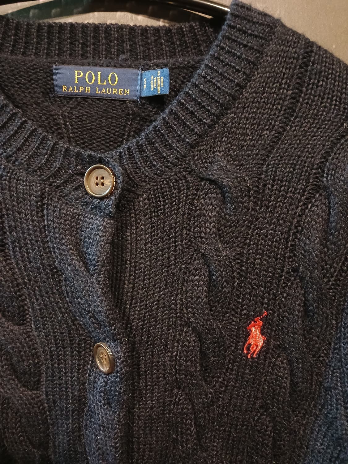 폴로 랄프로렌 네이비 가디건 상품이미지2