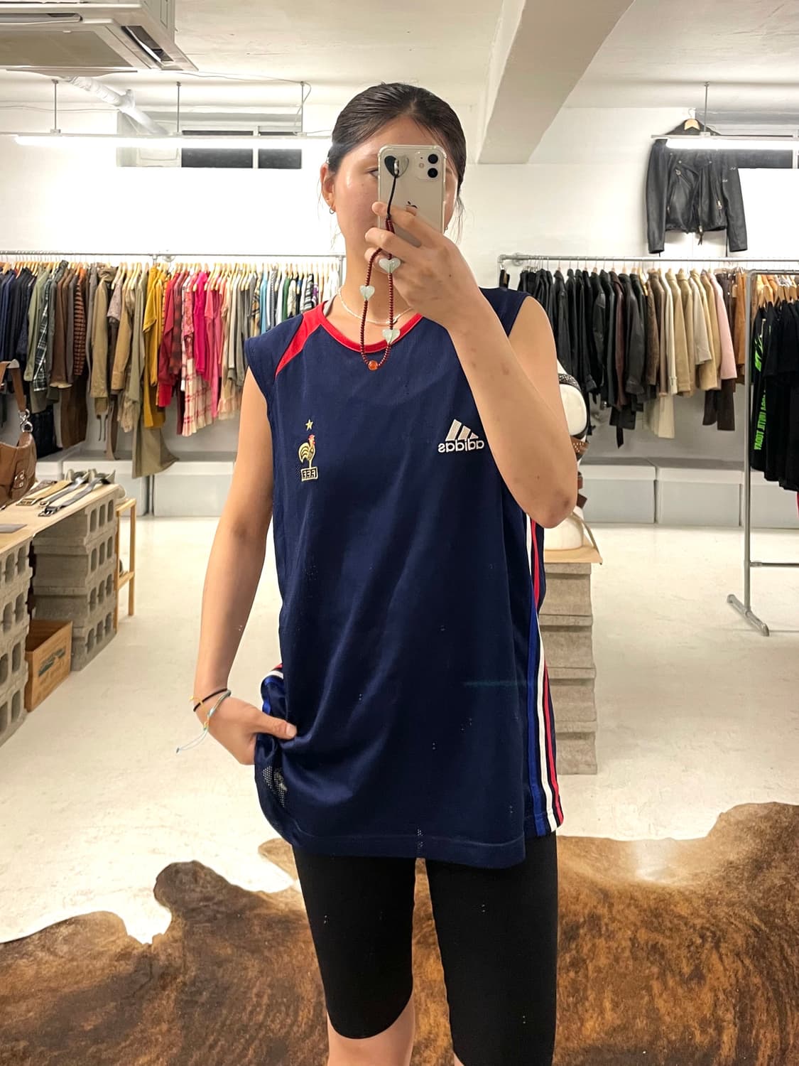 00's ADIDAS france mesh sleeveless  상품이미지1