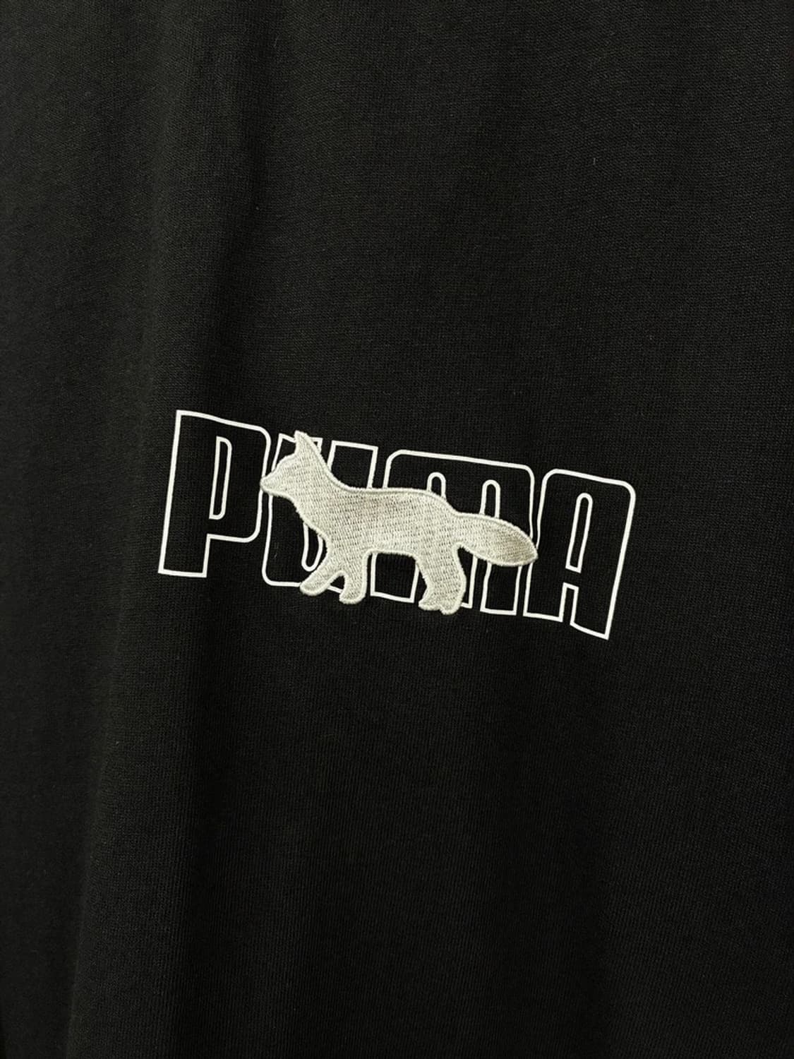 푸마x메종키츠네 로고 프린트 오버 코튼 반팔 티셔츠 PN9771 상품이미지3