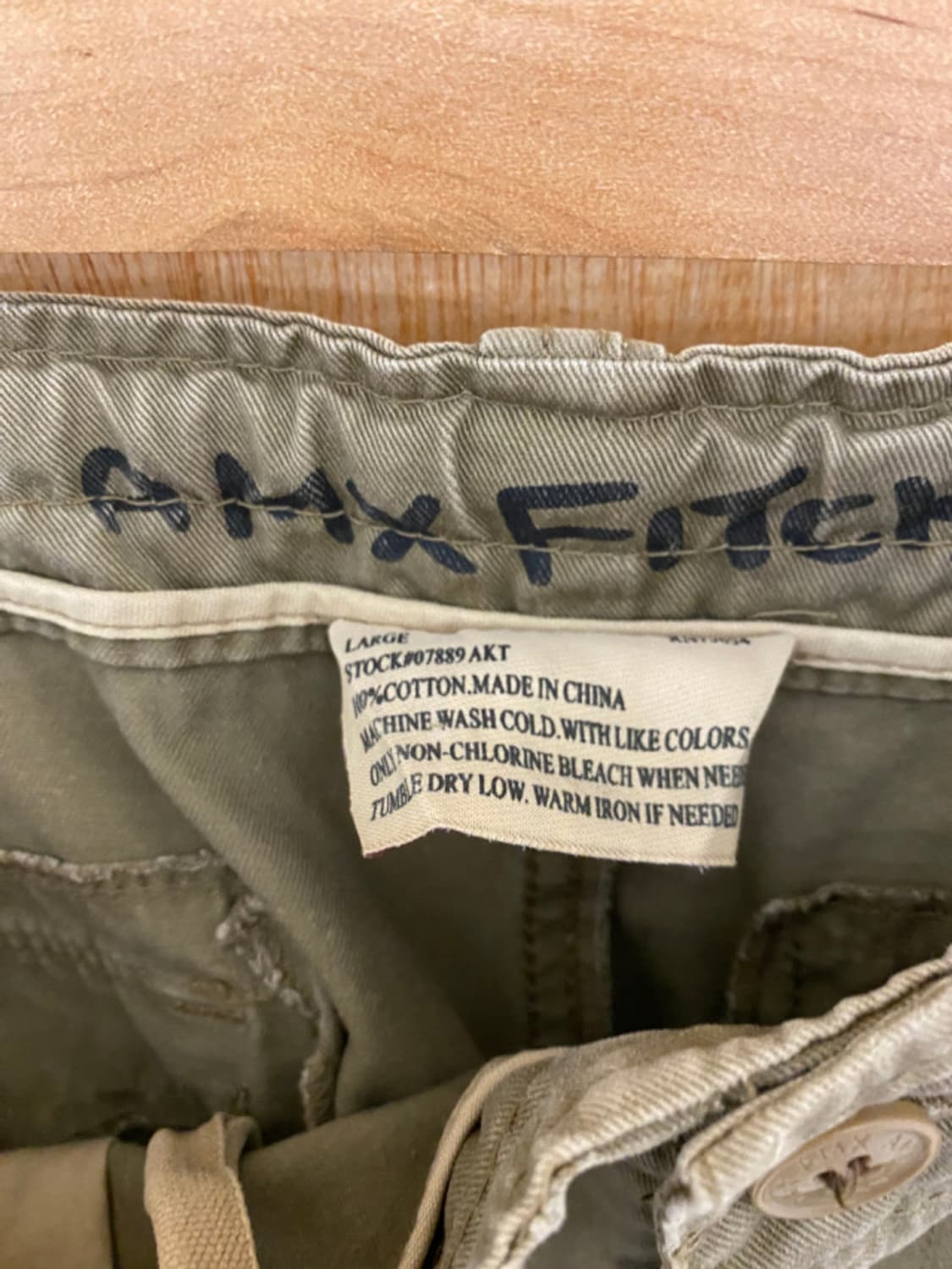 VTG wide double cargo pants 일본 빈티지 더블 카고 상품이미지9