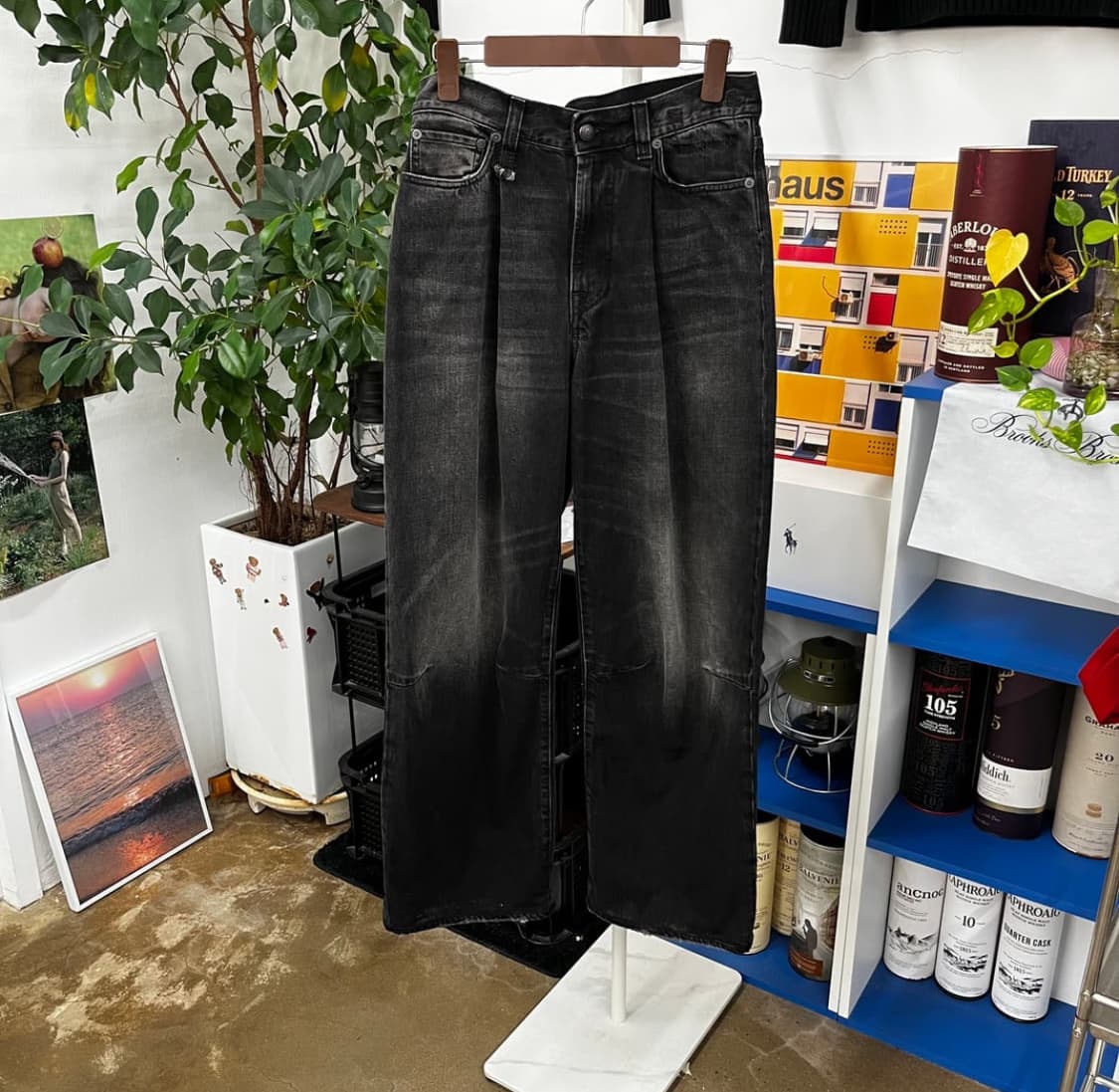 R13 알써 흑청 와이드 웨인진 28 상품이미지2