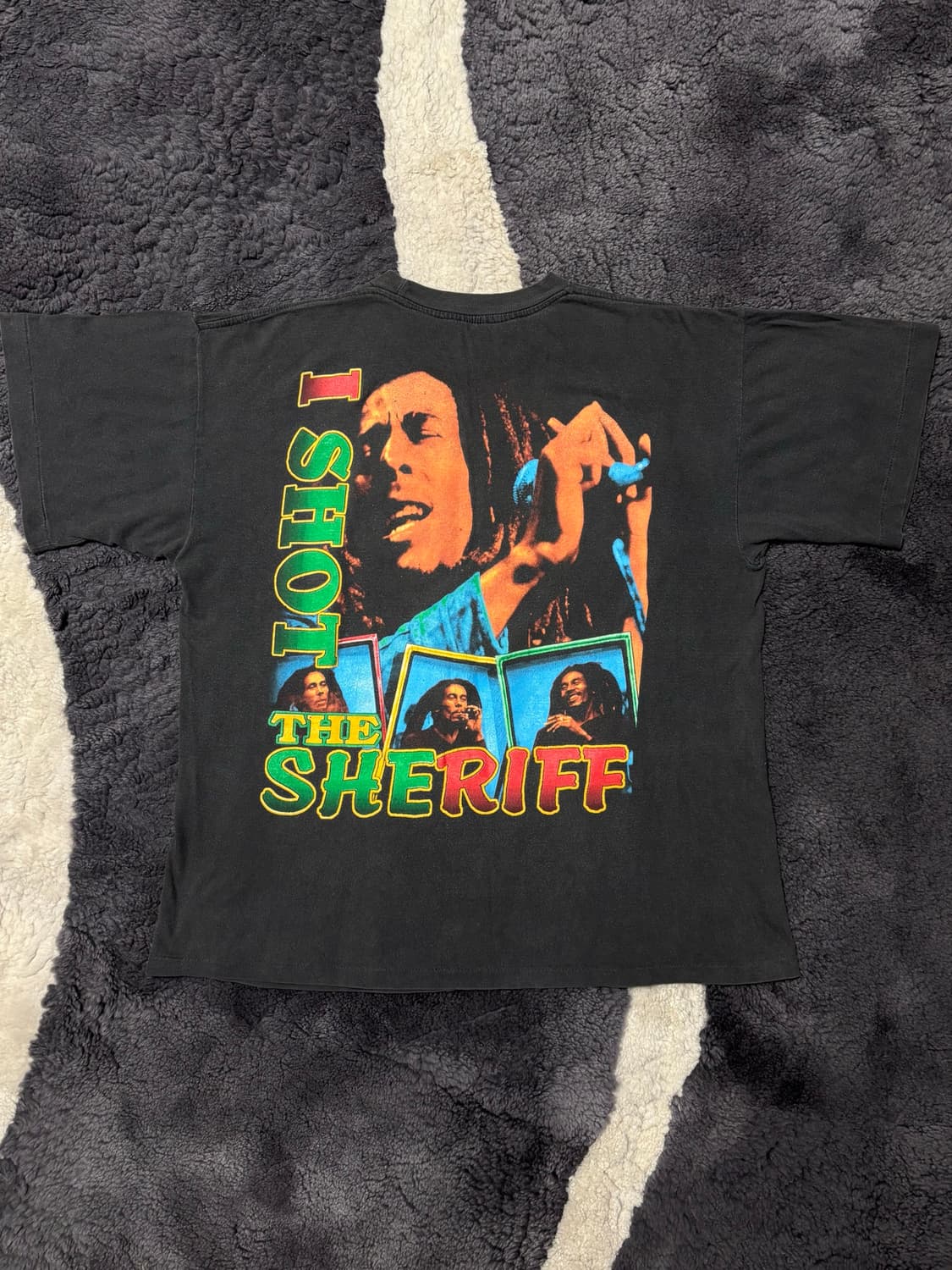 Vintage 90s Bob Marley Bootleg Rap Tee 상품이미지7