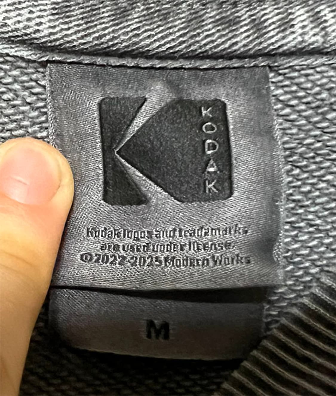 KODAK 코닥 남자 맨투맨 피그먼트 추동복 95-100 상품이미지3