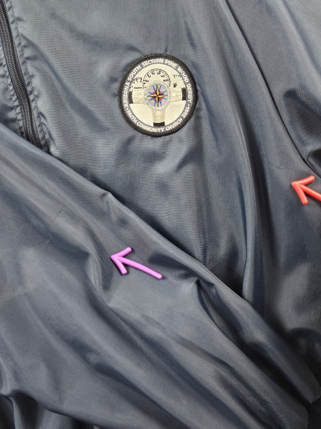 애리조나 남부 2006 파인우드 더비 하프집업 바람막이 (L)/ 8820 상품이미지4