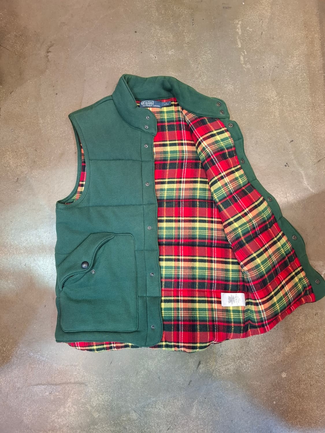 폴로 패딩 조끼 M 상품이미지3