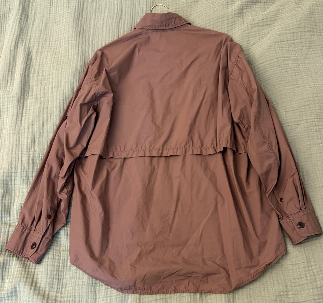 Uniqlo U 유니클로 유틸리티오버셔츠 브라운 상품이미지5